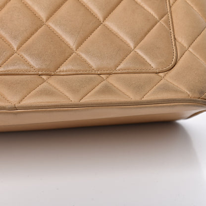 Chanel Lambskin Quilted Medallion Tote Beige 22 of 27