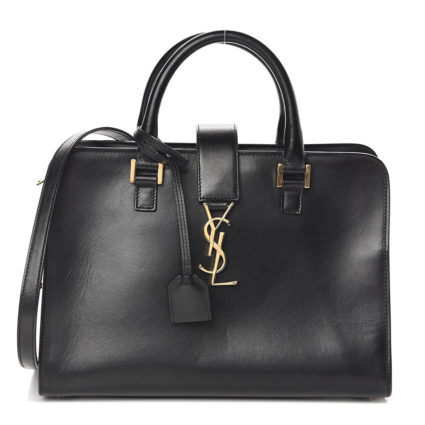 Smooth Calfskin Small Monogram Cabas Black
