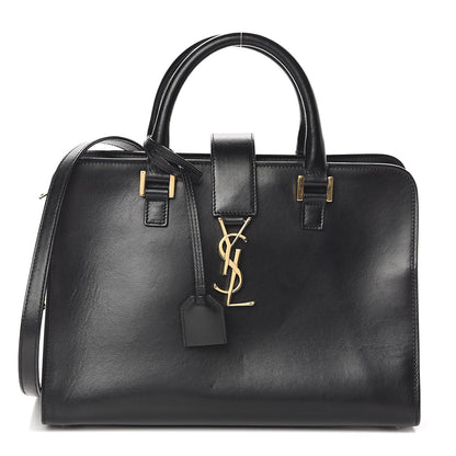 Saint Laurent Smooth Calfskin Small Monogram Cabas Black 1 of 8