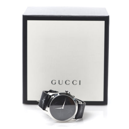Gucci Stainless Steel Calfskin 38mm G-Timeless Bee Star Hologram Quartz Watch Black 6 of 6
