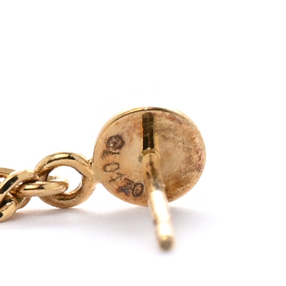 Louis Vuitton Swarovski Gamble Earrings Azur Gold 5 of 7