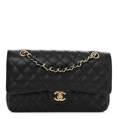 Chanel Caviar Quilted Medium Double Flap Black 1 of 10