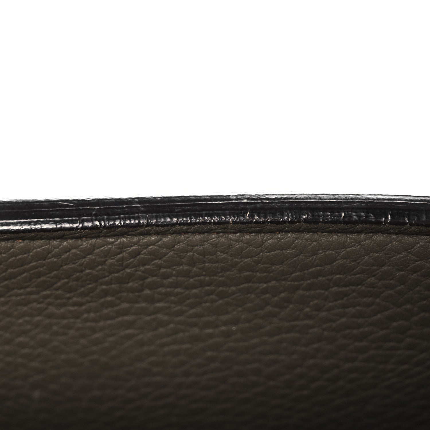 Celine Crisped Calfskin Small Tie Knot Tote Dark Khaki 22 of 39