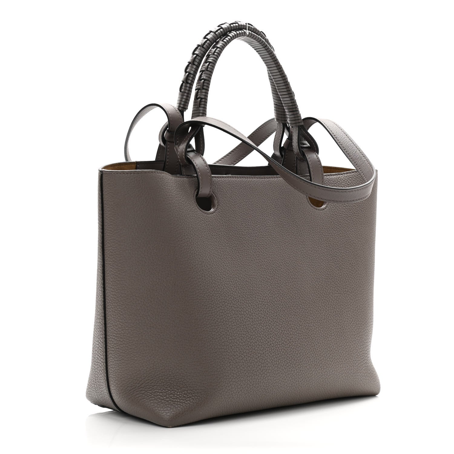 Loewe Grained Calfskin Anagram Tote Sand Mink 2 of 8