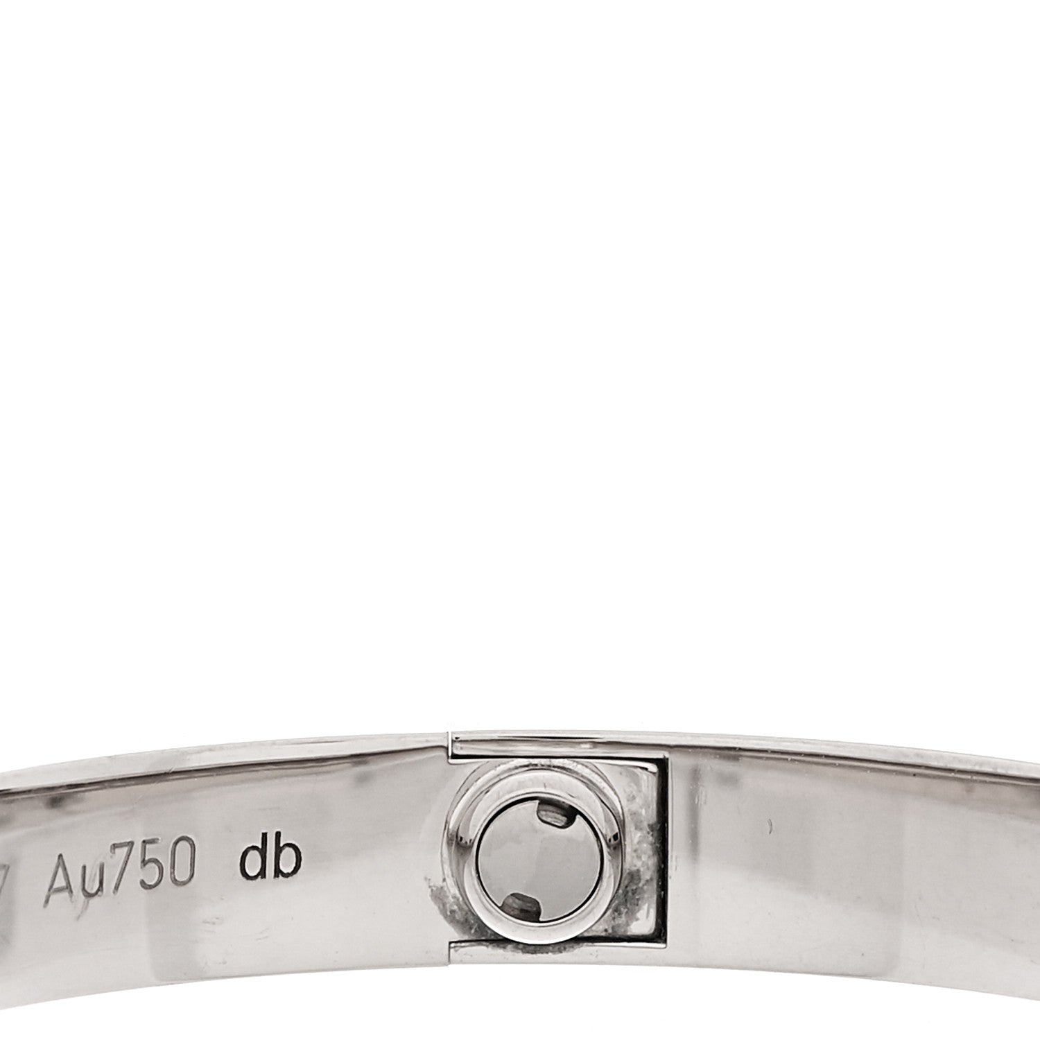 Cartier 18K White Gold LOVE Bracelet 15 6 of 10