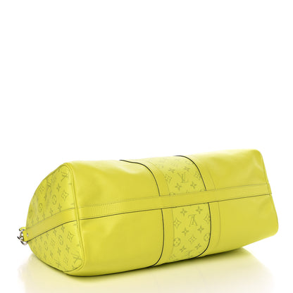 Louis Vuitton Monogram Taiga Keepall Bandouliere 50 Yellow 4 of 7