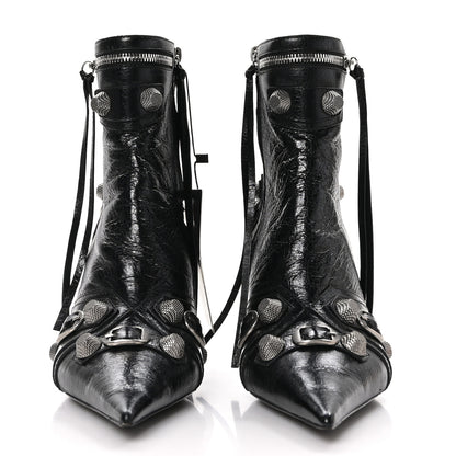 Balenciaga Agneau Arena Cagole 70mm Ankle Boots 39.5 Black 2 of 9