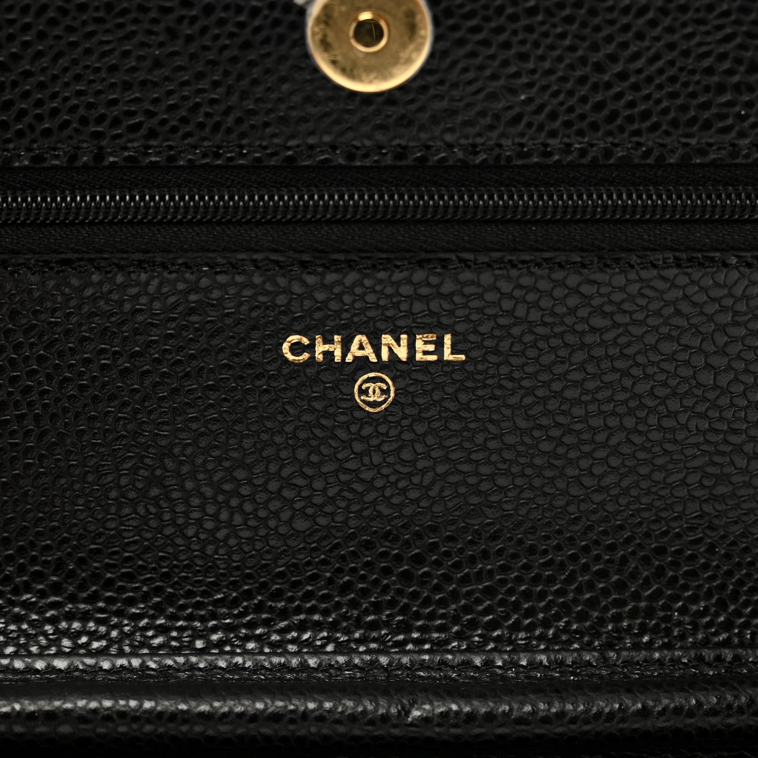 Chanel Caviar Quilted Wallet on Chain WOC Black 5 of 10
