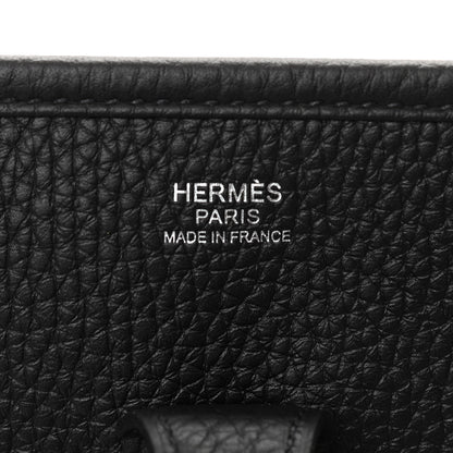 Hermes Taurillon Clemence Evelyne III PM Black 7 of 9
