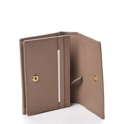Gucci Pebbled Calfskin GG Marmont Card Case Porcelain Rose 5 of 8