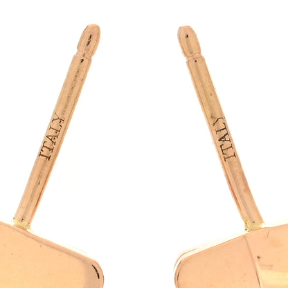 Tiffany 18K Rose Gold Diamond Atlas X Earrings 5 of 6