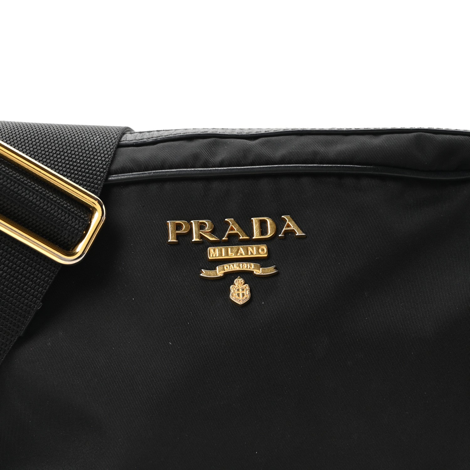 Prada Tessuto Nylon Soft Calf Camera Bag Black 1841419 – FASHIONPHILE