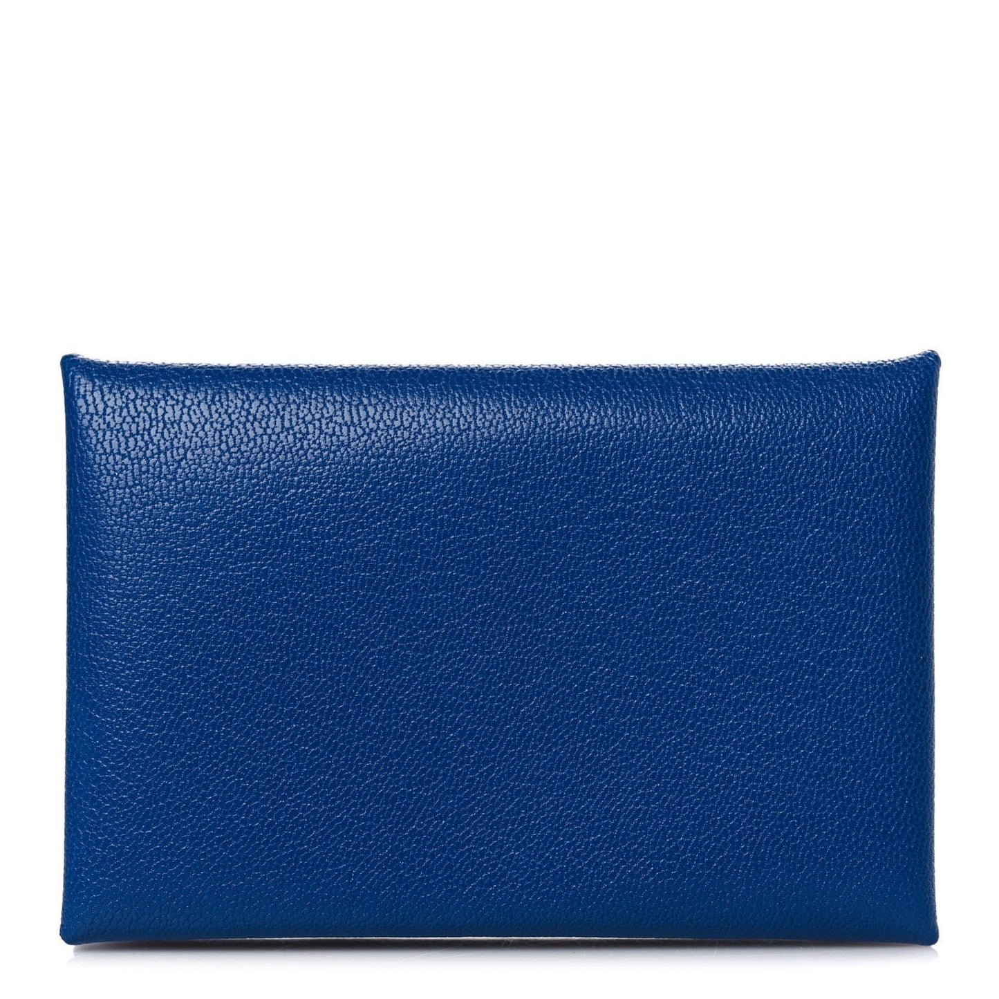 Chevre Mysore Calvi Card Case Bleu Royal