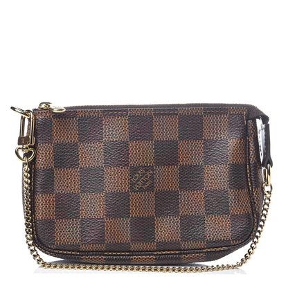 Louis Vuitton Damier Ebene Mini Pochette Accessories 1 of 7