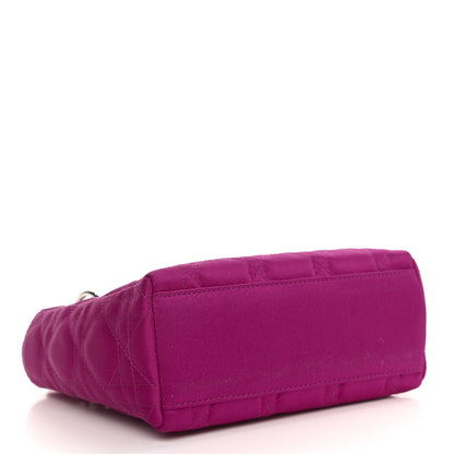 Christian Dior Satin Cannage Mini Lady Dior Pink 4 of 9
