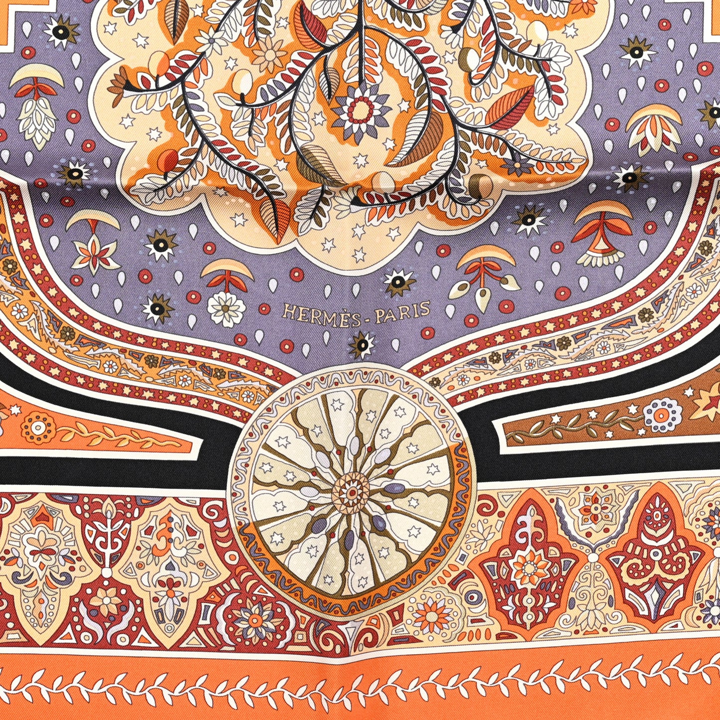 Silk Aux Portes Du Palais Scarf 90