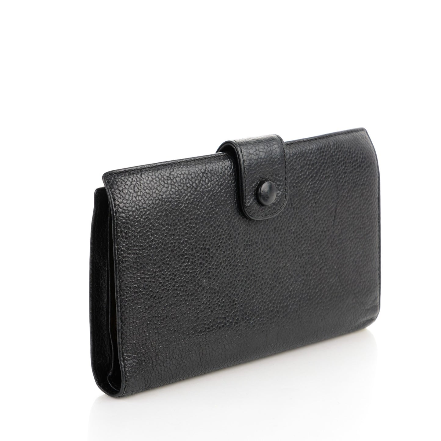 Caviar Timeless CC French Wallet Black