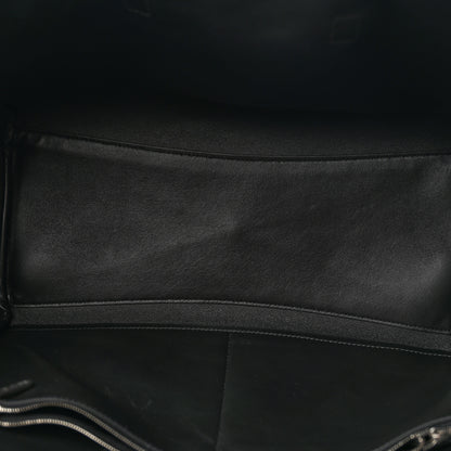 Balenciaga Smooth Calfskin Medium Bel Air Carry All Bag Black 5 of 9