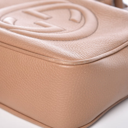 Gucci Pebbled Calfskin Small Soho Disco Bag Rose Beige 11 of 14