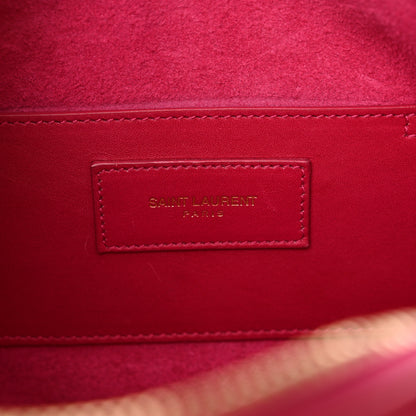 Saint Laurent Calfskin Classic Baby Duffle Fuchsia 6 of 15