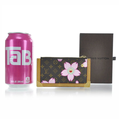 Louis Vuitton Monogram Cherry Blossom Key Pouch Brown 2 of 6