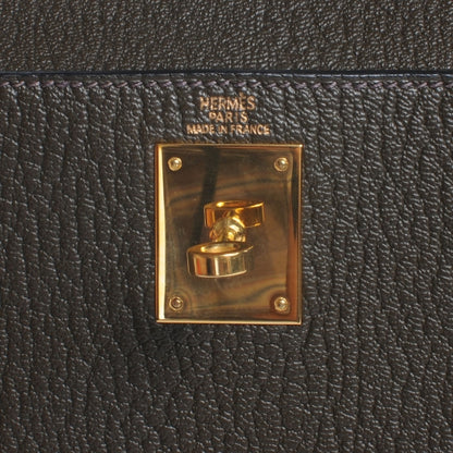 Hermes Chevre Kelly Sellier 28 Vert Bronze 8 of 10