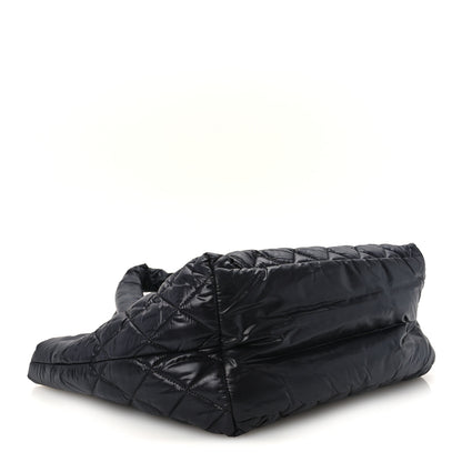 Chanel Nylon Quilted Small Coco Cocoon Tote Black 4 of 11