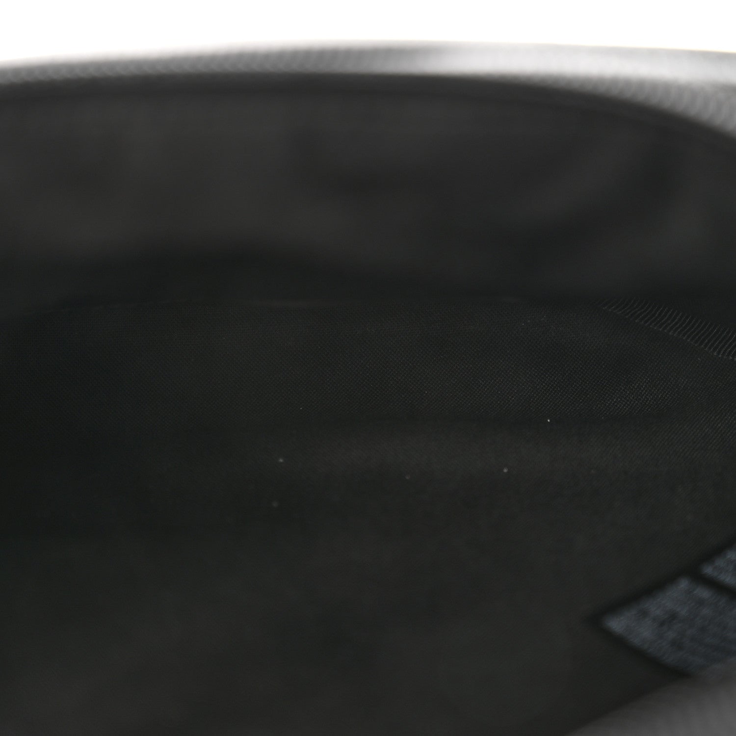 Balenciaga Grained Calfskin Tape Logo Explorer Belt Bag Black White 5 of 11