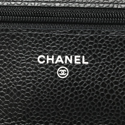 Chanel Caviar Quilted Wallet On Chain WOC Black 7 of 11