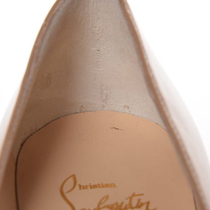 Christian Louboutin Kid Pigalle Follies 55 Pumps 37.5 Nude 10 of 14
