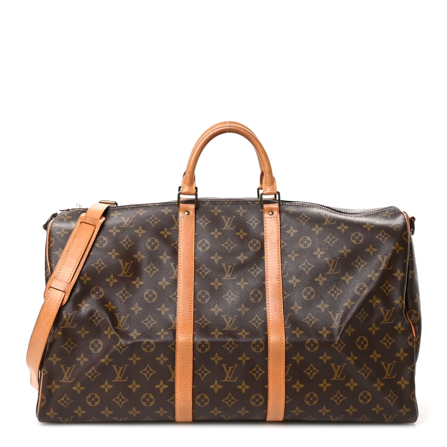 Louis Vuitton Monogram Keepall Bandouliere 55 1 of 12