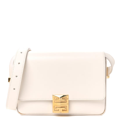 Givenchy Box Calfskin Medium 4G Shoulder Bag Ivory 1 of 14