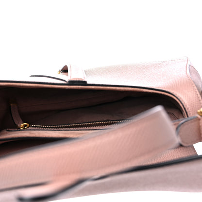 Christian Dior Grained Calfskin Saddle Bag With Strap Blush 5 of 9
