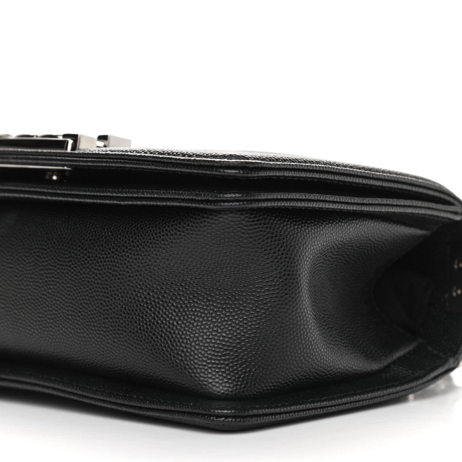 Chanel Caviar Chevron Quilted Small Boy Flap Black 9 of 9
