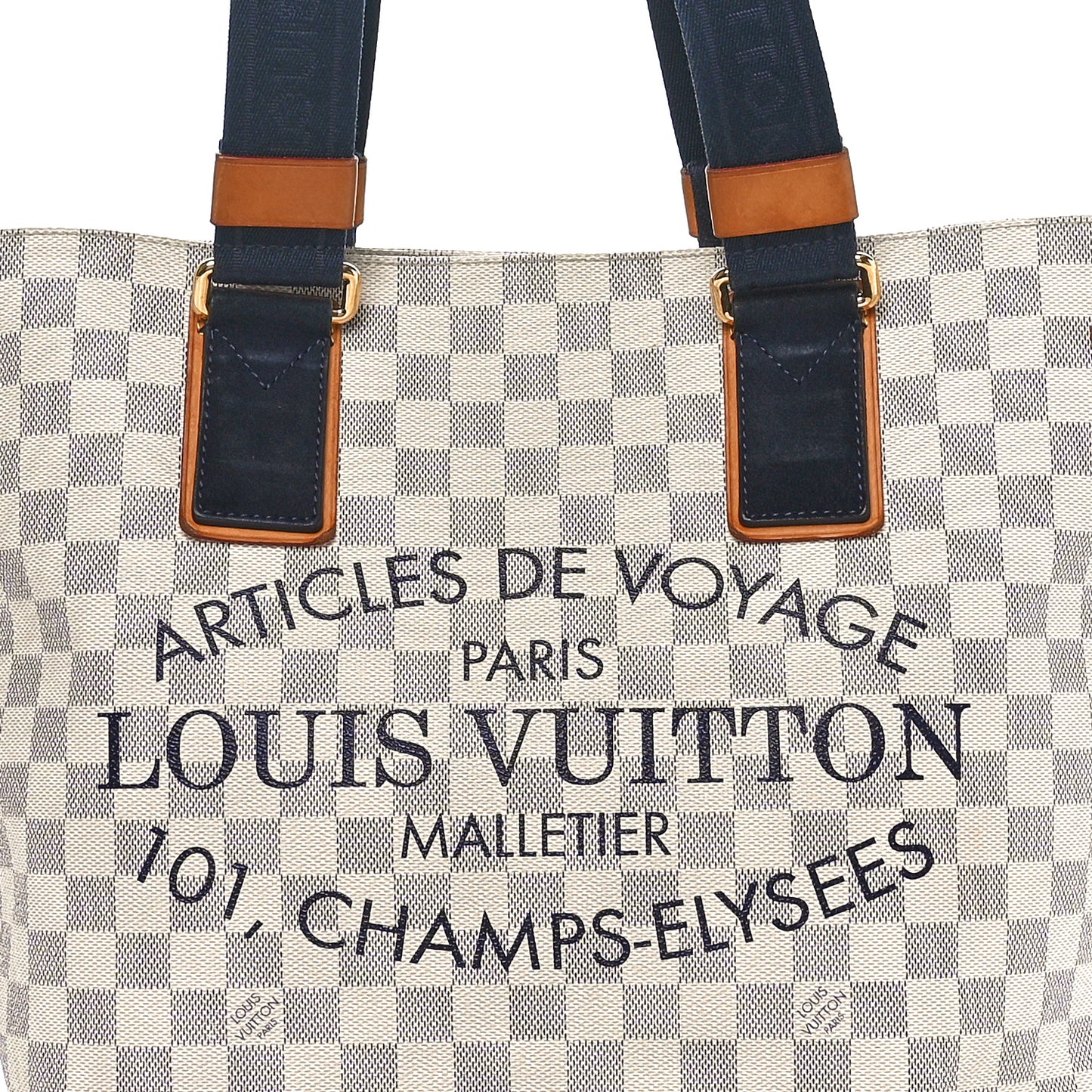 Damier Azur Beach Cabas PM