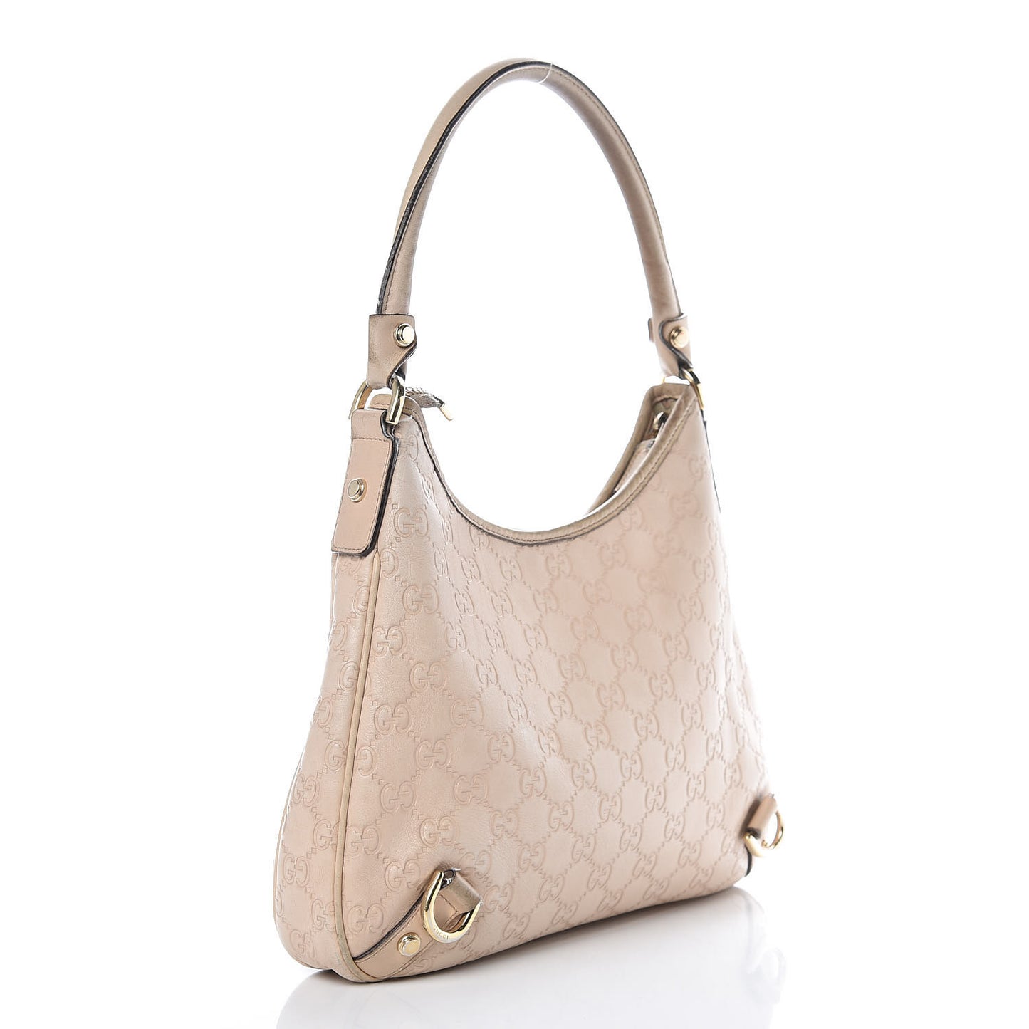 Guccissima Medium Abbey D Ring Hobo Pink