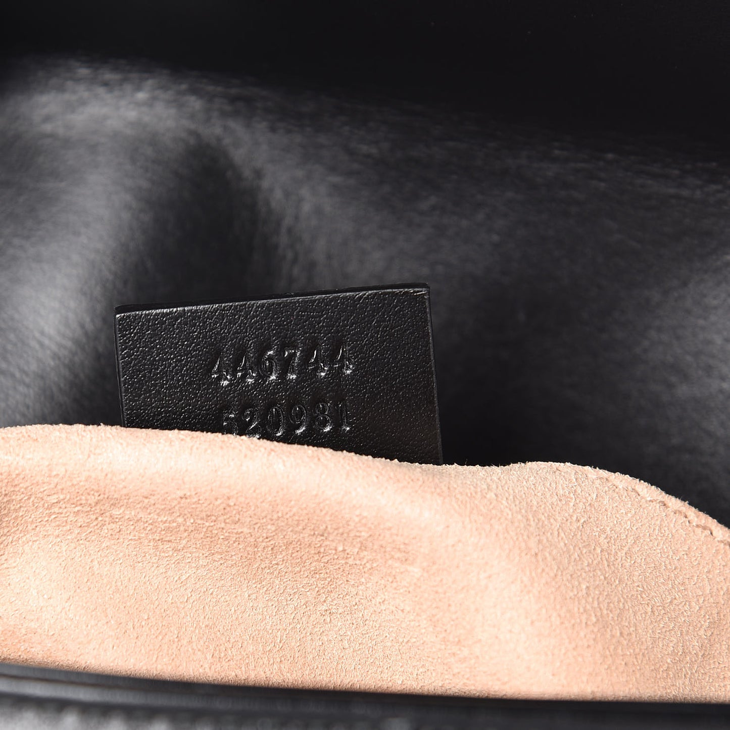Calfskin Matelasse Mini GG Marmont Shoulder Bag Black