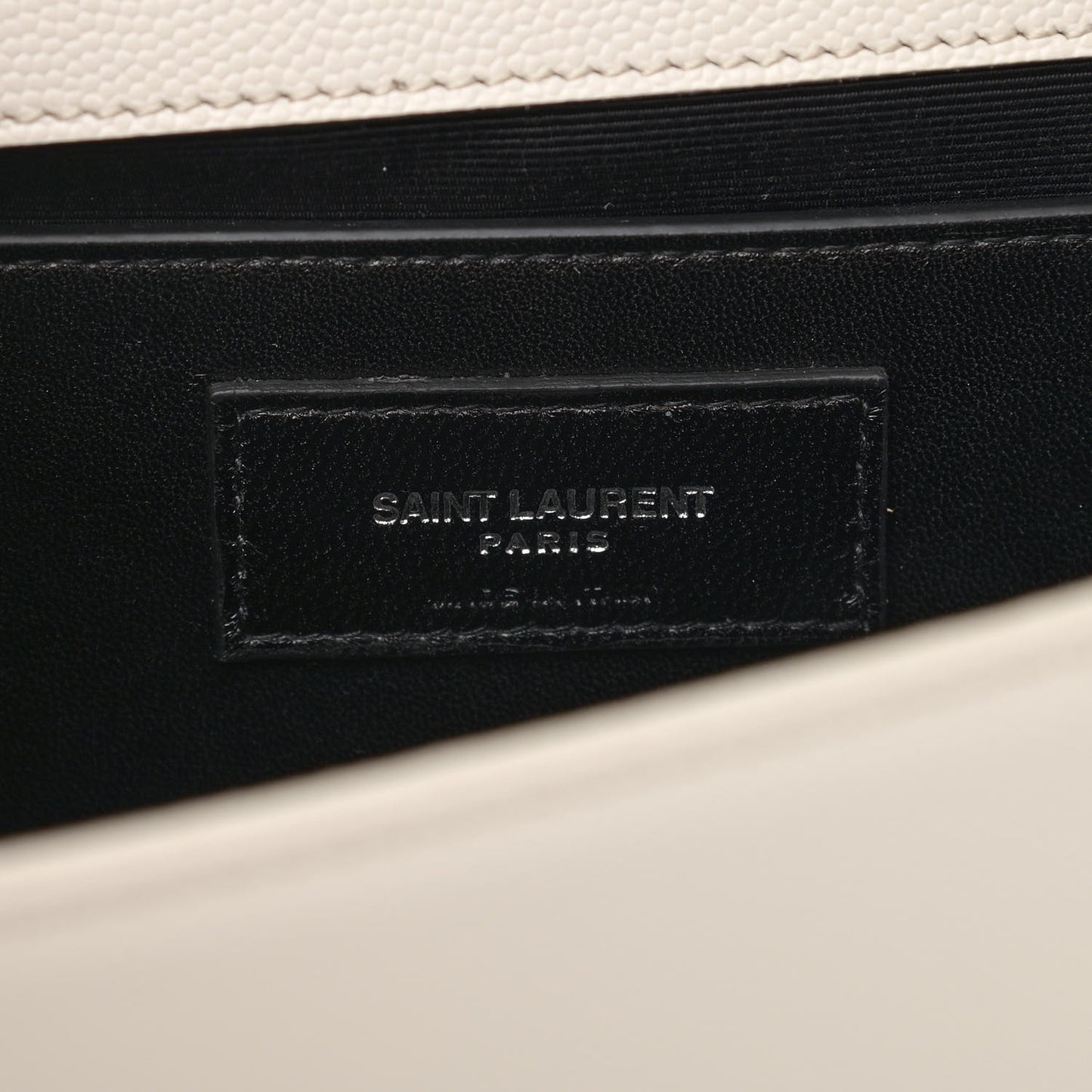 Grain De Poudre Medium Classic Monogram Kate Satchel Icy White