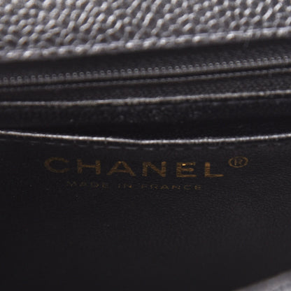 Chanel Caviar Quilted Mini Square Flap Black 8 of 11