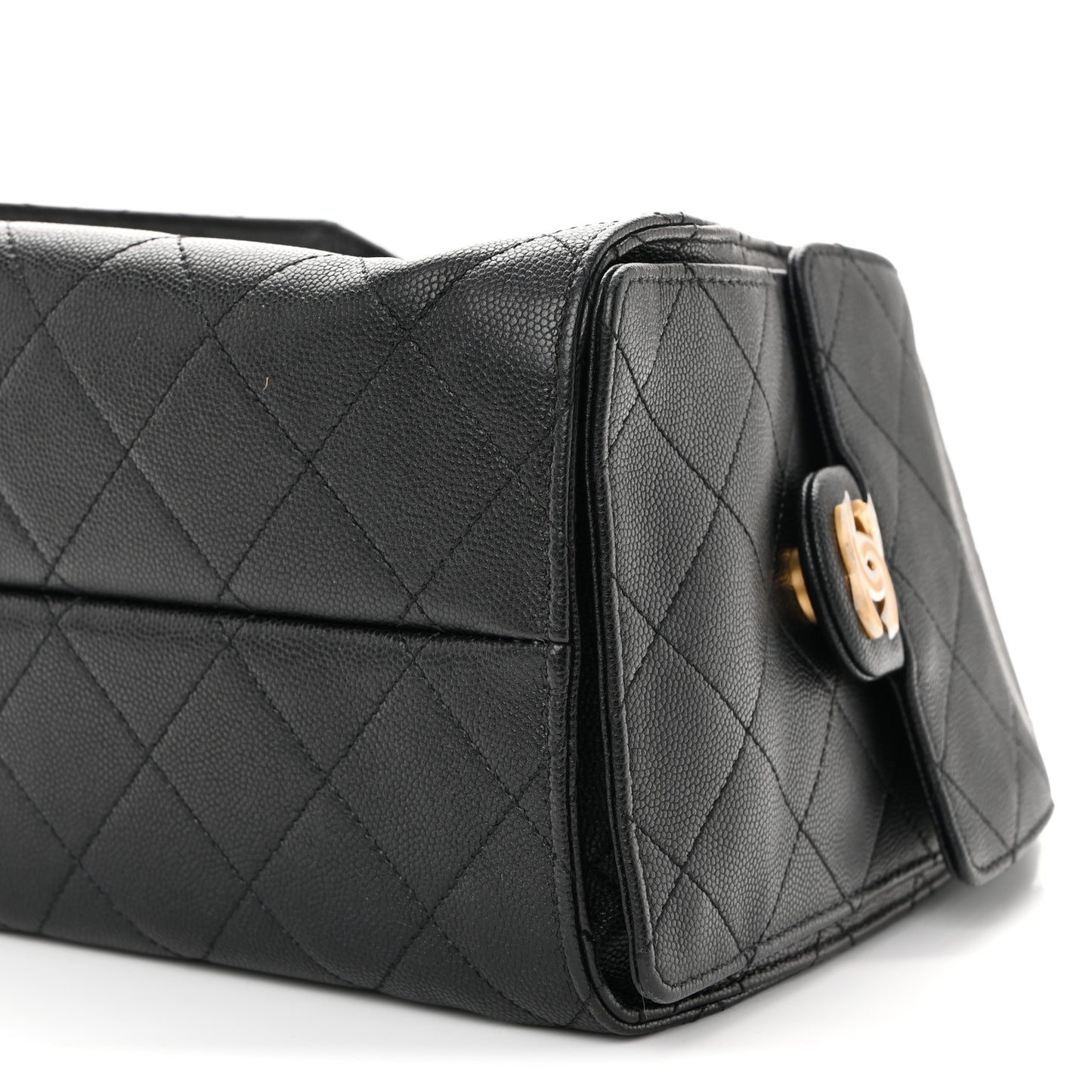 Caviar Quilted Small Chanel 25 Handbag Black