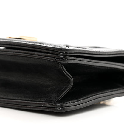Christian Dior Lambskin Baby Diorama Flap Bag Black 8 of 8