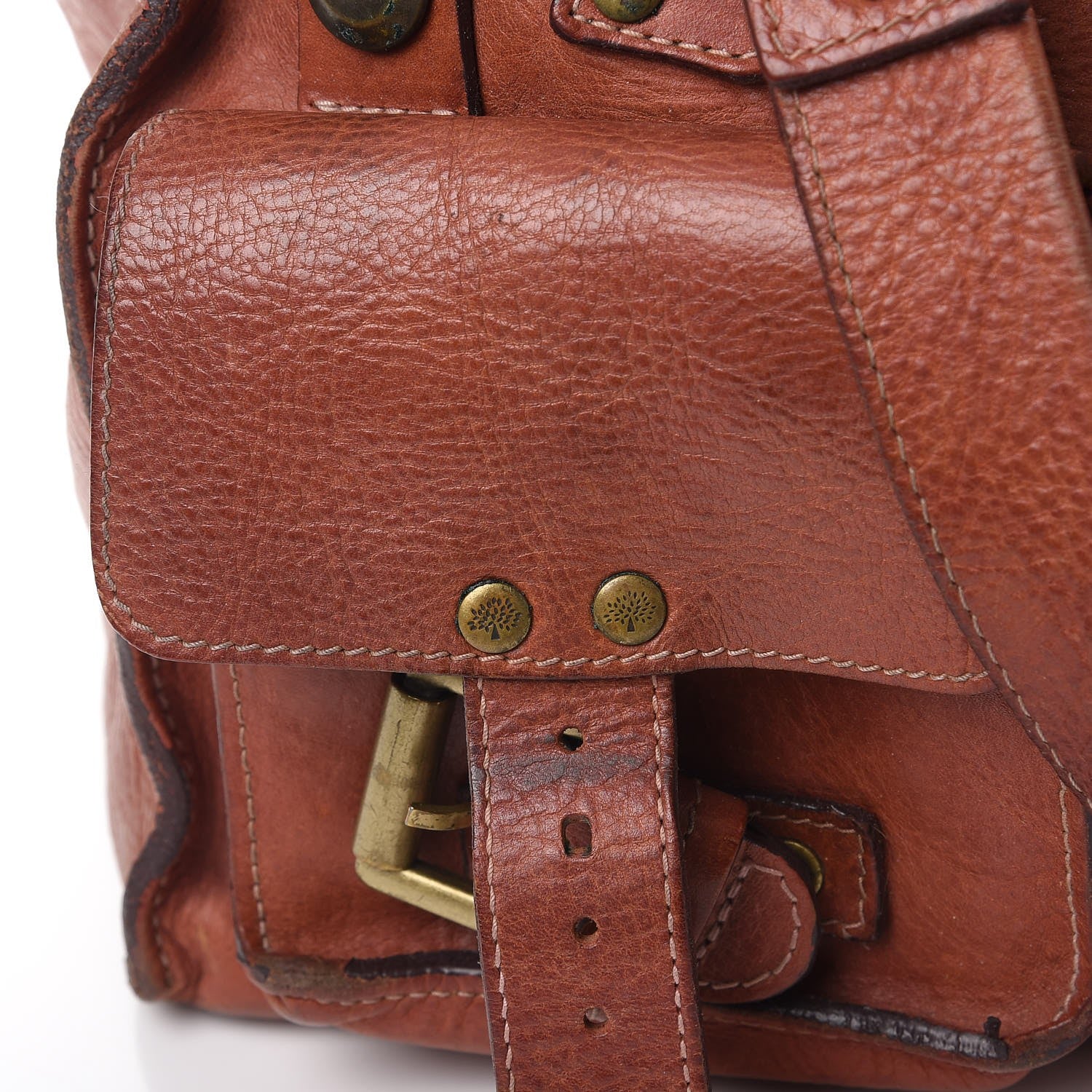 Mulberry Calfskin Roxanne Satchel Rust 25 of 40