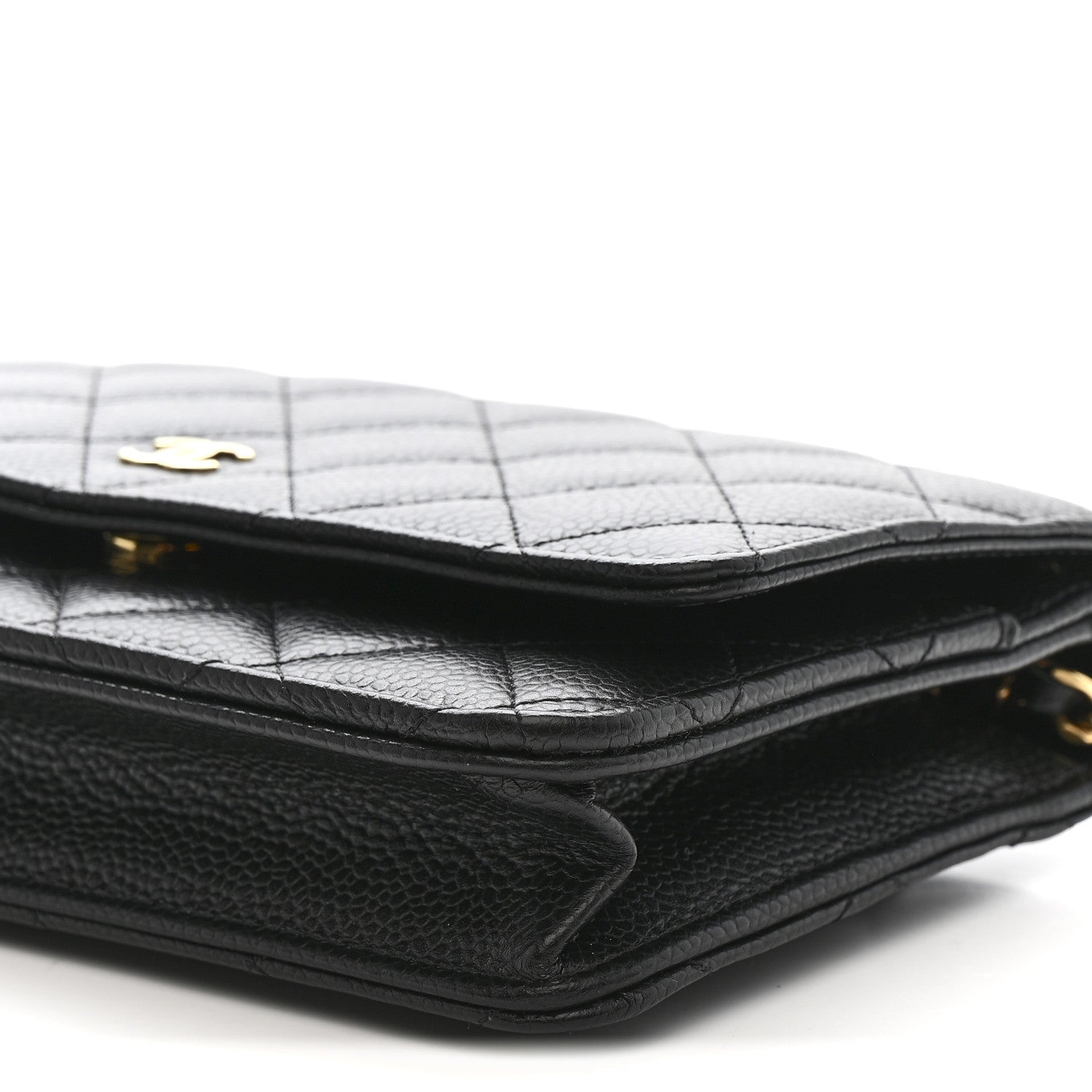 Chanel Caviar Quilted Wallet On Chain WOC Black 11 of 14