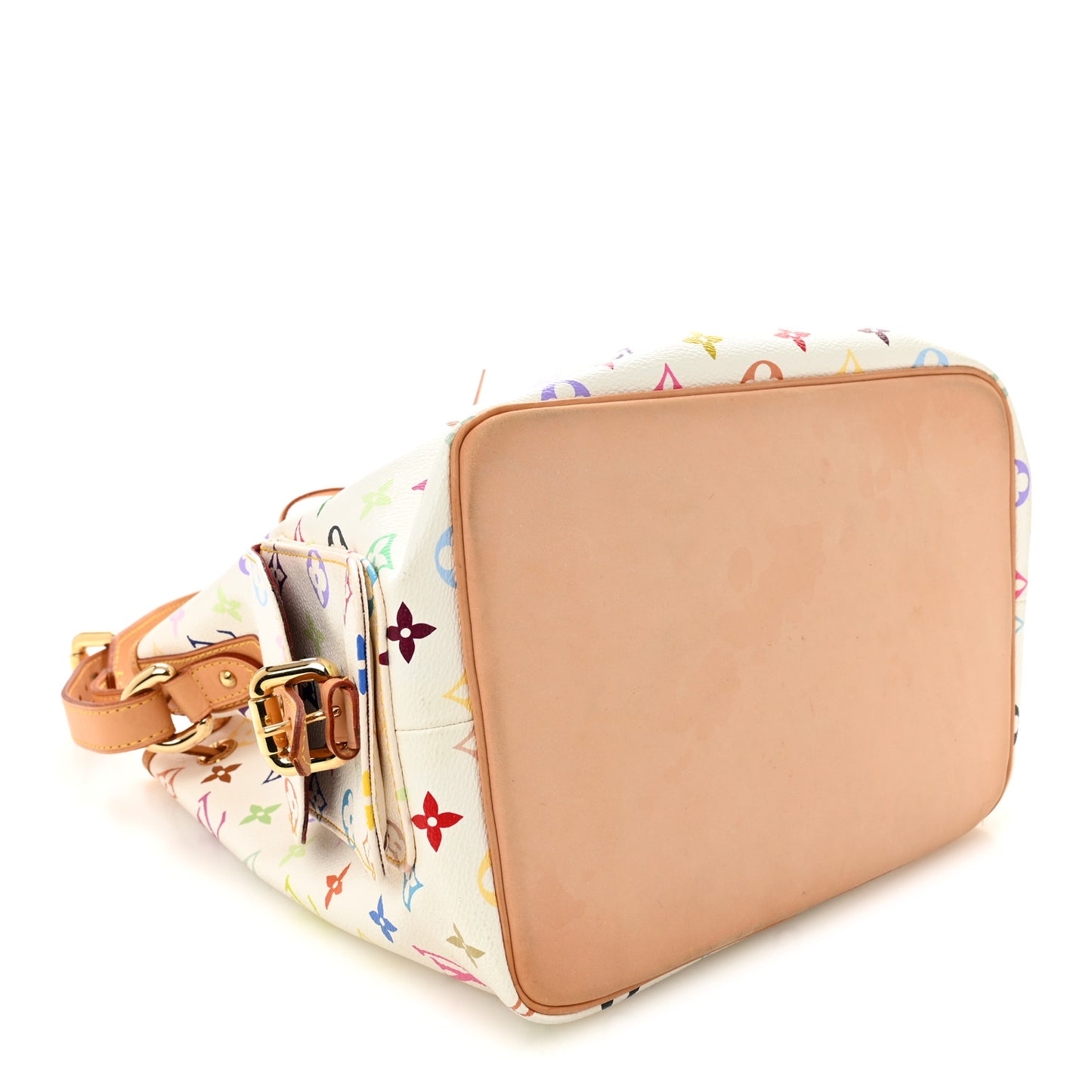 Monogram Multicolor Petit Noe White