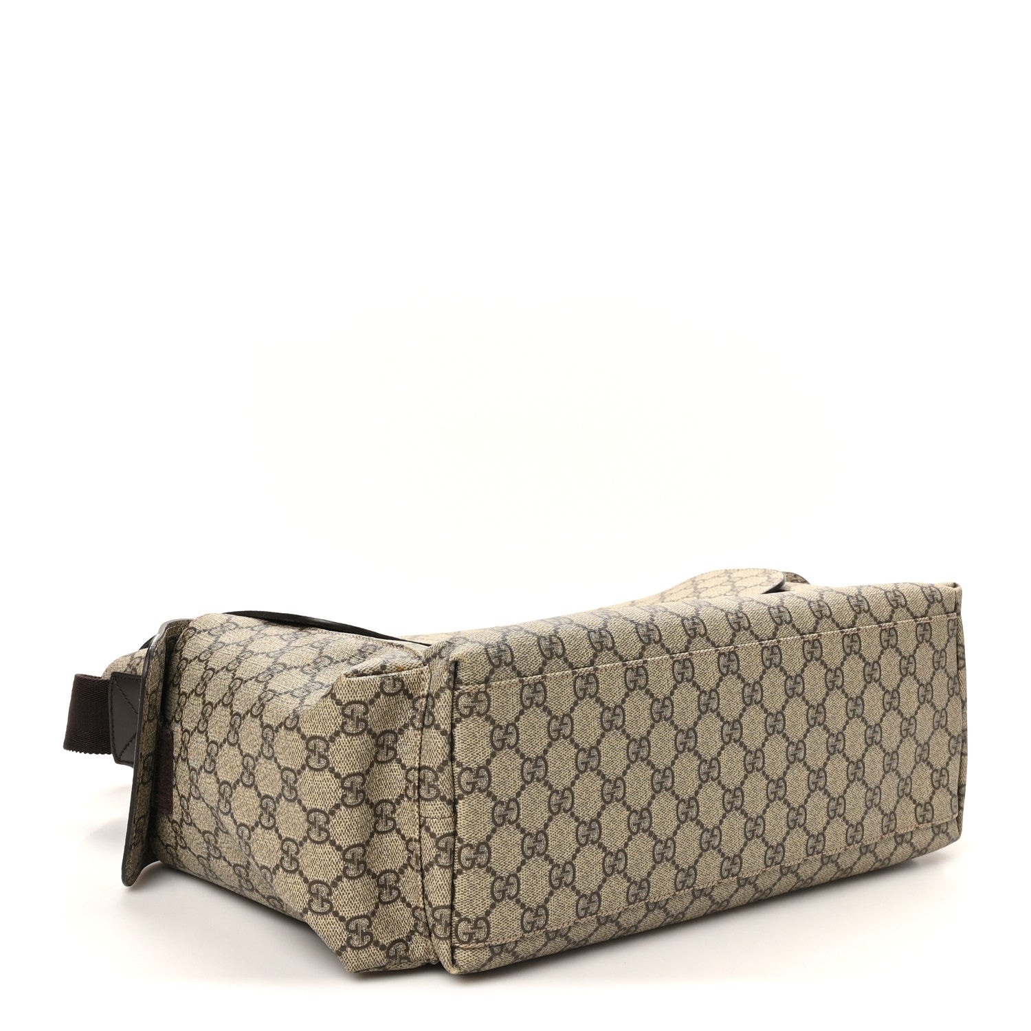 Gucci GG Plus Monogram Messenger Diaper Bag Dark Brown 3 of 9