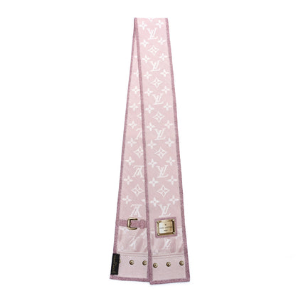 Louis Vuitton Silk Monogram New Denim Bandeau Rose Clair 2 of 3