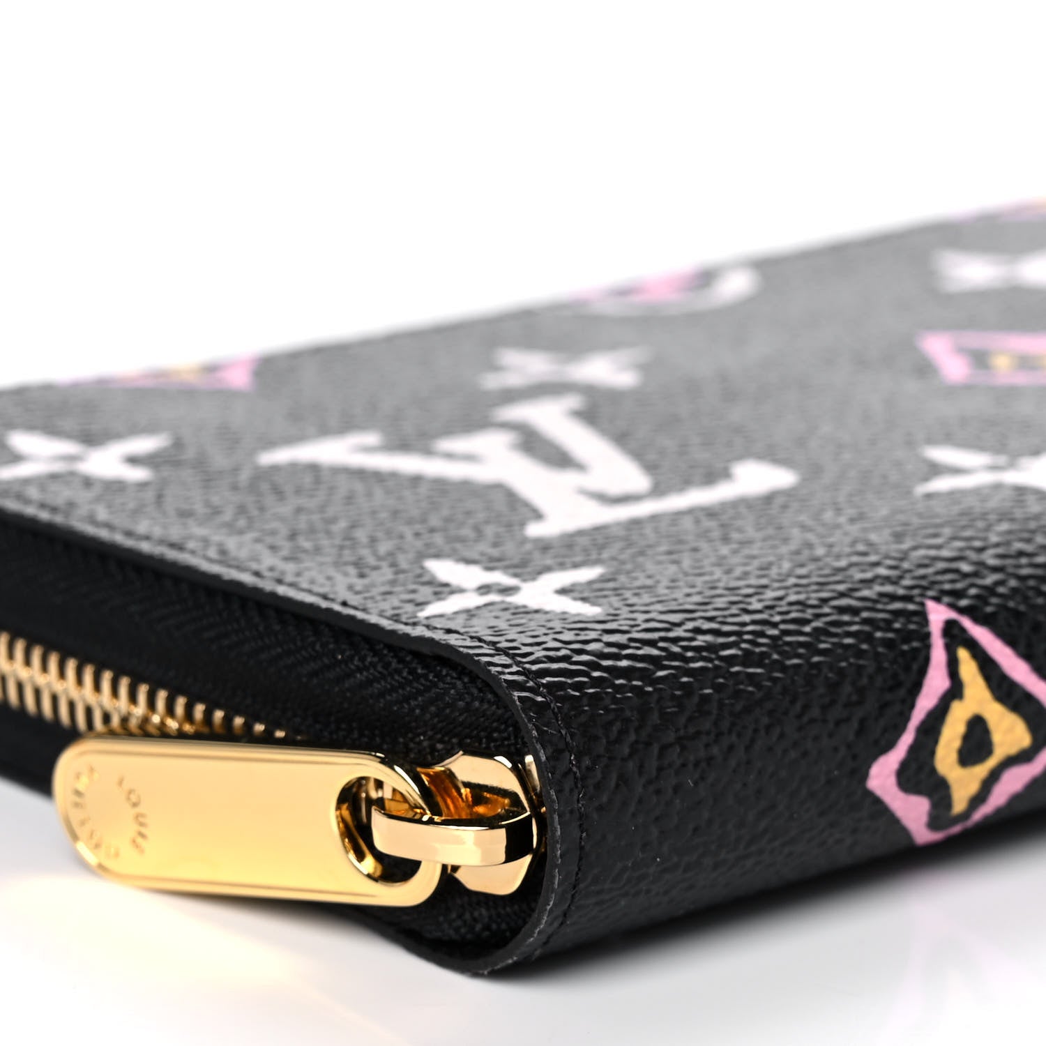 Louis Vuitton Monogram Giant Wild At Heart Zippy Wallet Black 8 of 9