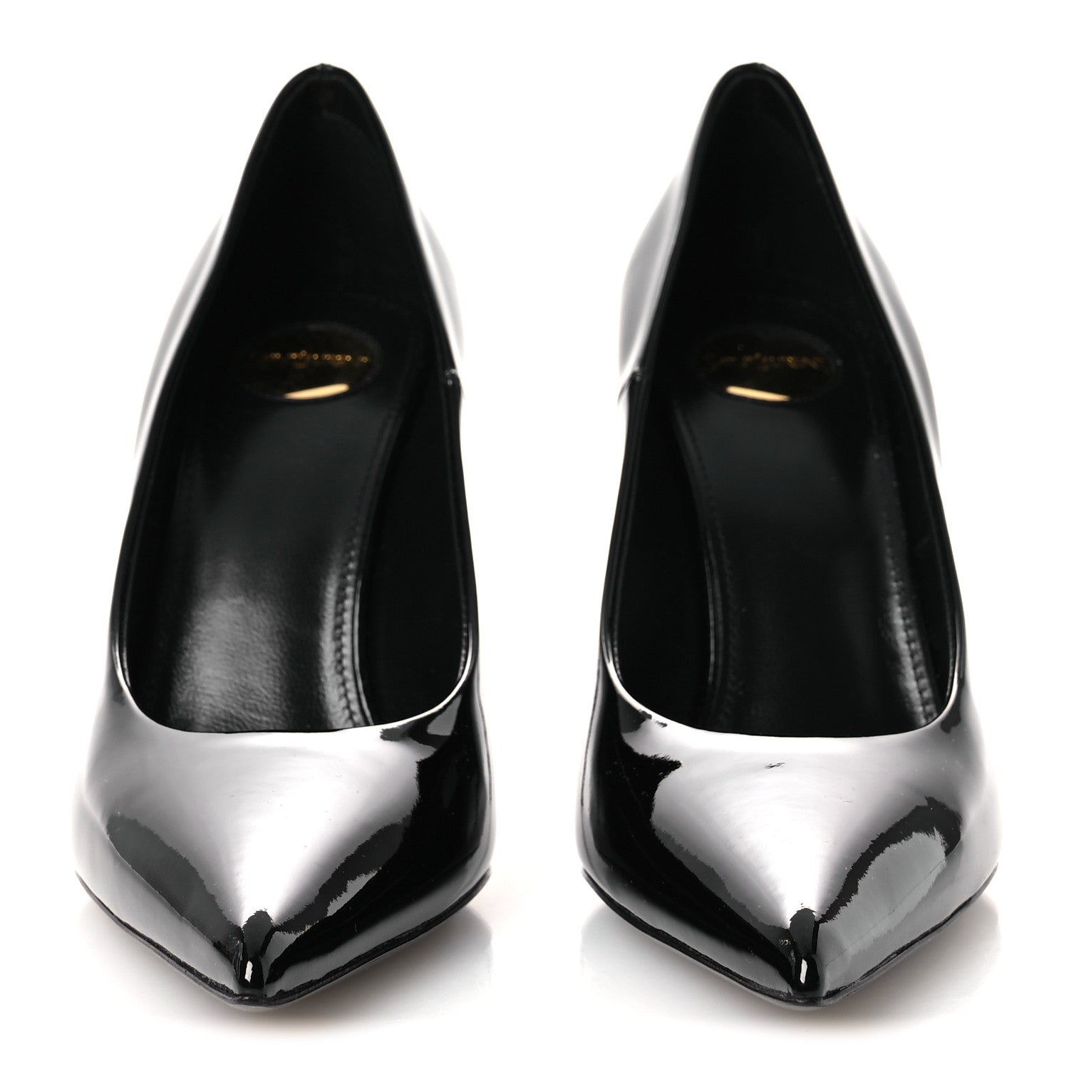 Saint Laurent Vernice Seta Soft Norma 90 Pumps  38 Black 3 of 10
