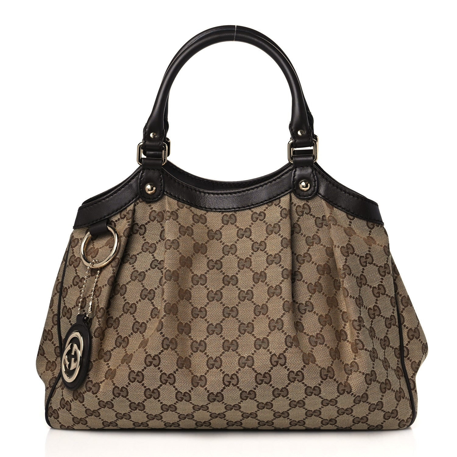 Gucci Monogram Medium Sukey Tote Dark Brown 1 of 10