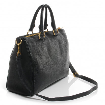 Prada Vitello Daino Shoulder Bag Nero Black 3 of 7